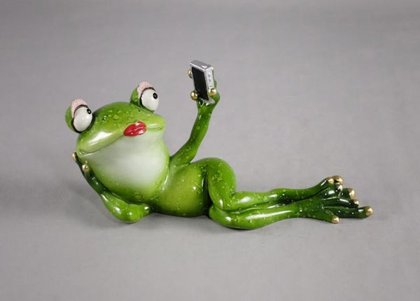 Grenouille décorative - Selfie