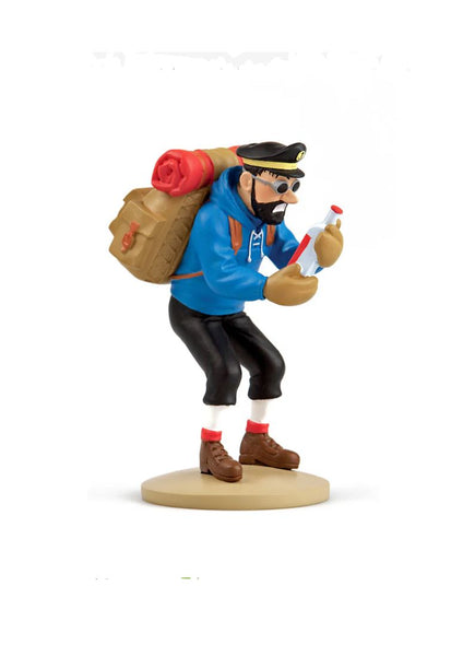 Figurine Haddock bouteille vide