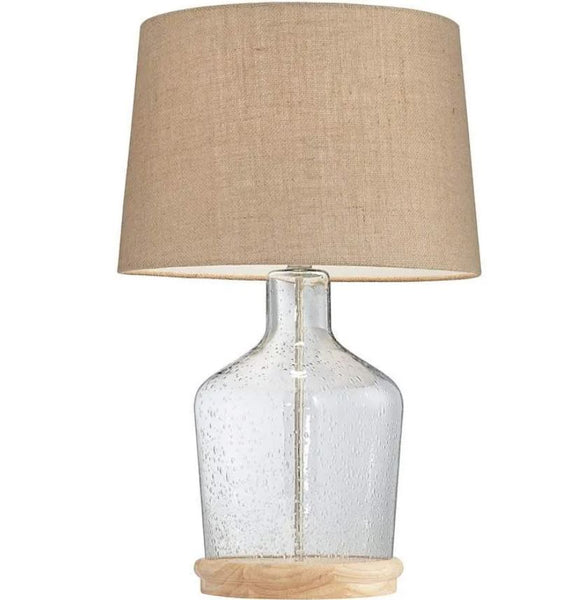 Lampe de table en verre personnalisable