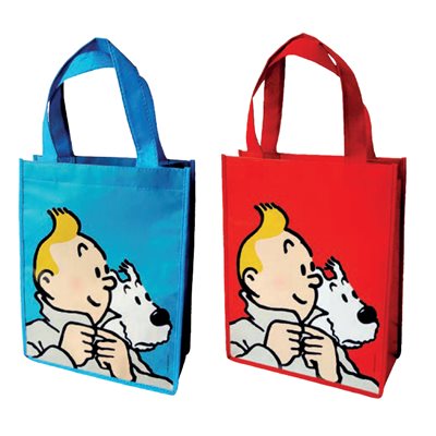 Sac imperméable, réutilisable Tintin