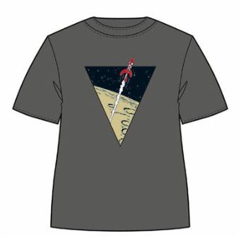 T-Shirt gris Fusée Tintin